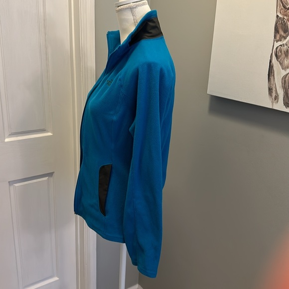 North Face Zip Up Light Weight Flashdry Jacket Teal SZ small petite - Picture 3 of 10